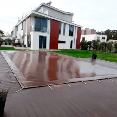 Cobertura de inverno...