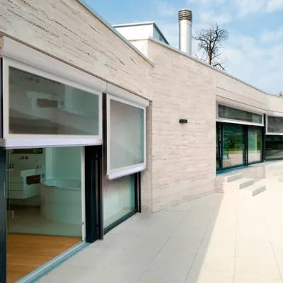 Toldo vertical sem guias...