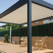 Pérgola bioclimática... Pérgola bioclimática independiente