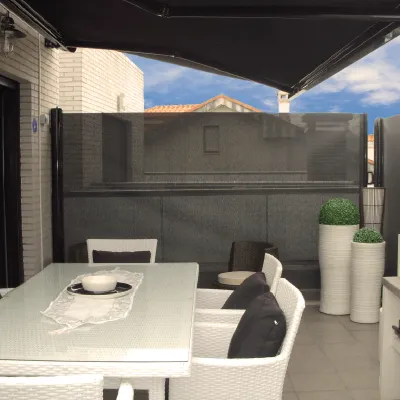 Toldo corta-vento lateral...