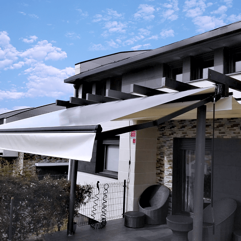 Toldo de gran versatilidad y facilidad, tanto de instalación como de regulación. Toldo de gran versatilidad y facilidad, tanto de instalación como de regulación.