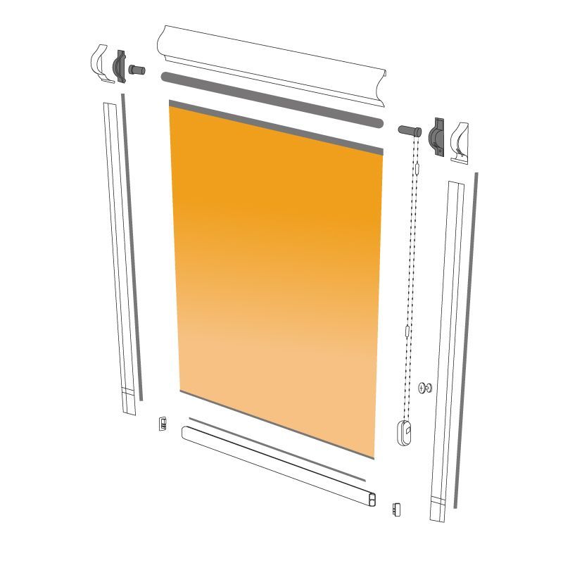 Estor ventana oscilobatiente opaco Estor ventana oscilobatiente opaco