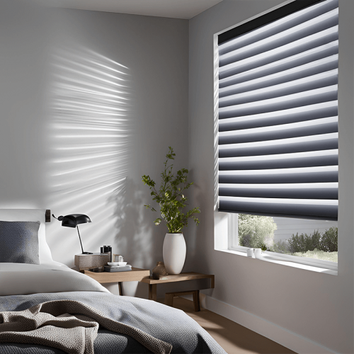 Estor dormitorio noche y día