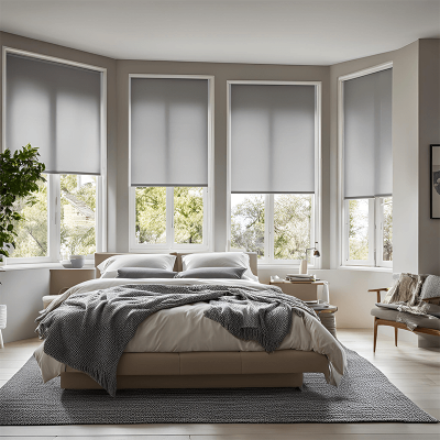 Estor dormitorio translúcido enrollable