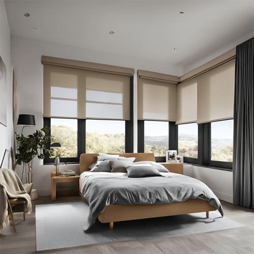 Estor habitación enrollable translúcido Estor habitación enrollable translúcido