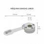 Máquina para toldo enrolável gancho longo