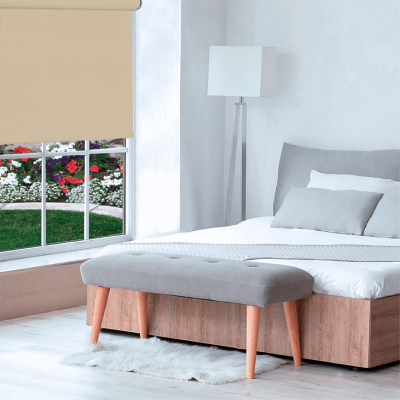 Estore screen bege auto-enrolável CONFORT