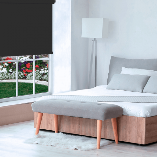 Estor screen negro autoenrollable CONFORT