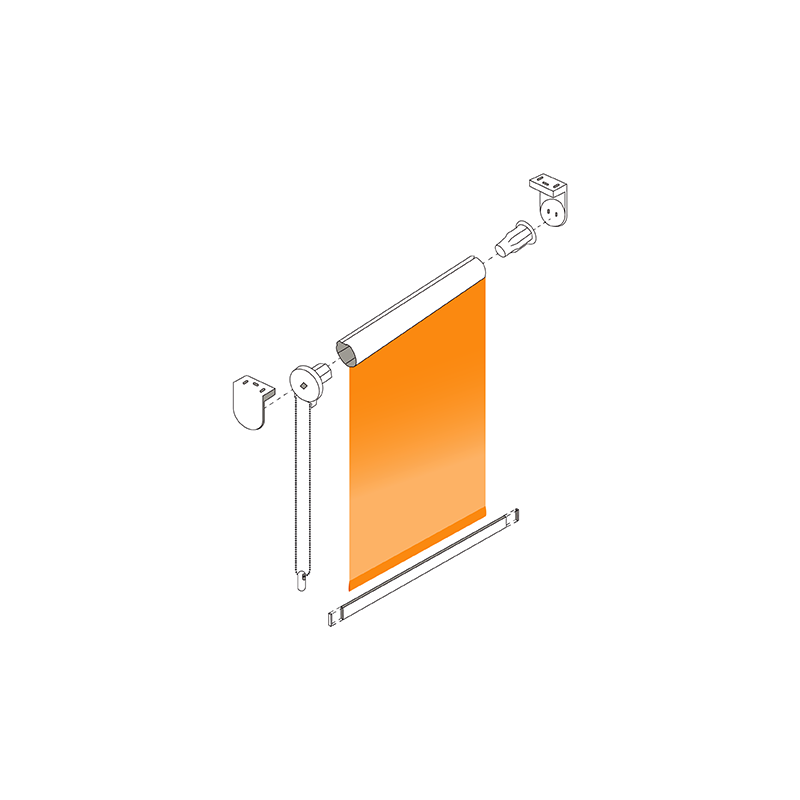 Estore blackout branco sem cassete... Estore blackout branco sem cassete...