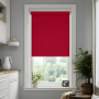 Estore opaco vermelho com cassete e guias manual FUSIÓN