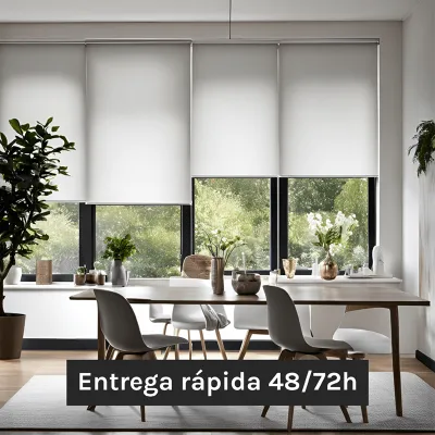 Estore Branco Traslúcido...