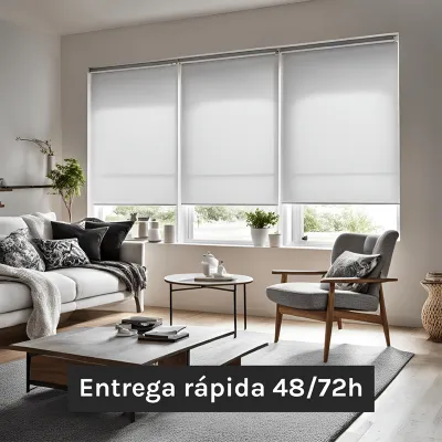 Estore Branco Traslúcido...