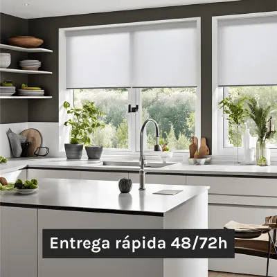 Estore Branco Traslúcido...