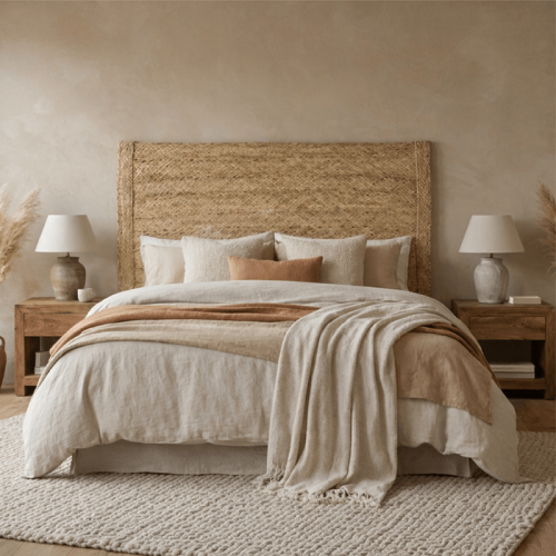 Cabeceira de cama esparto
