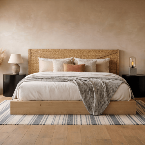 Cabeceira de cama esparto com...