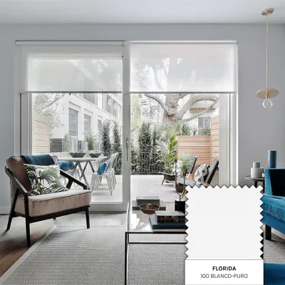 Estor automático translúcido