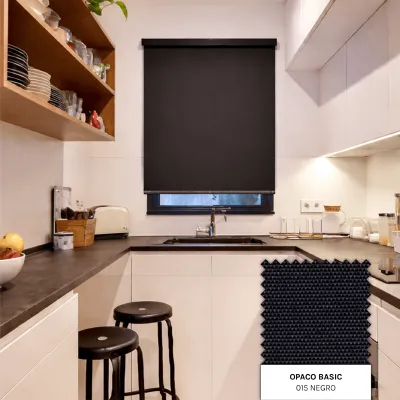 Estor cocina opaco automático