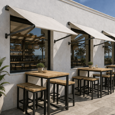 Toldo ponto reto Deva