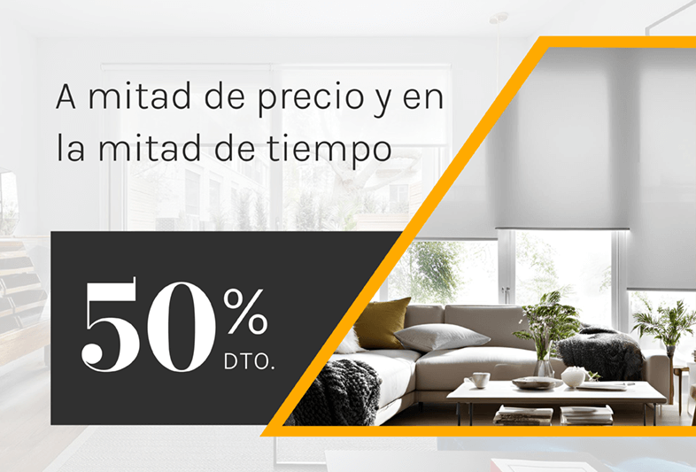 Decora tus ventanas con estores enrollables
