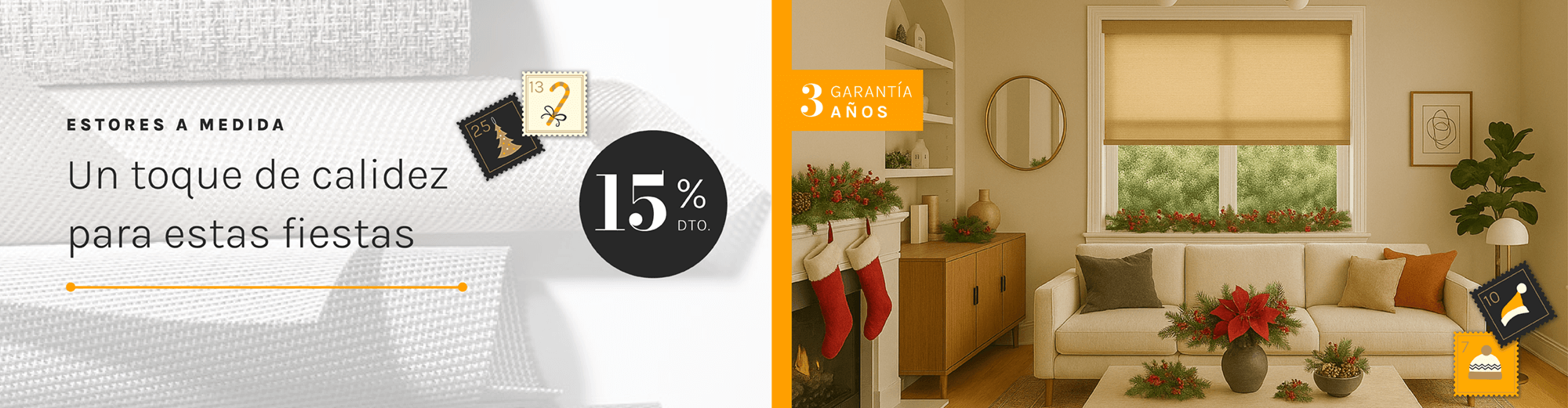 Estores enrollables 30% de DTO.