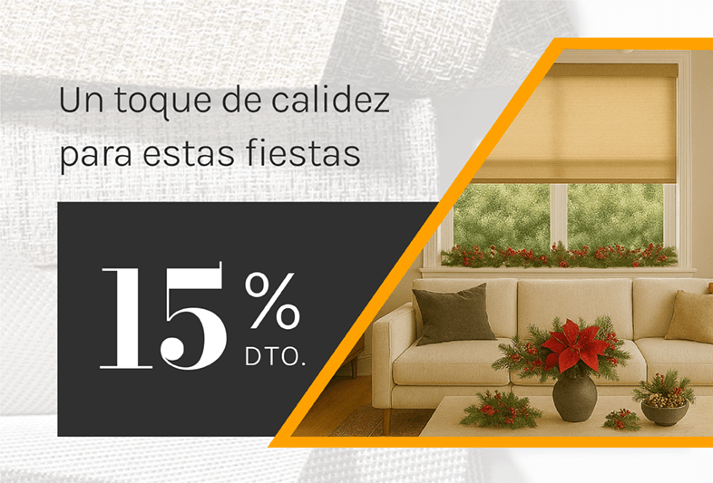 Estores enrollables 30% de DTO.