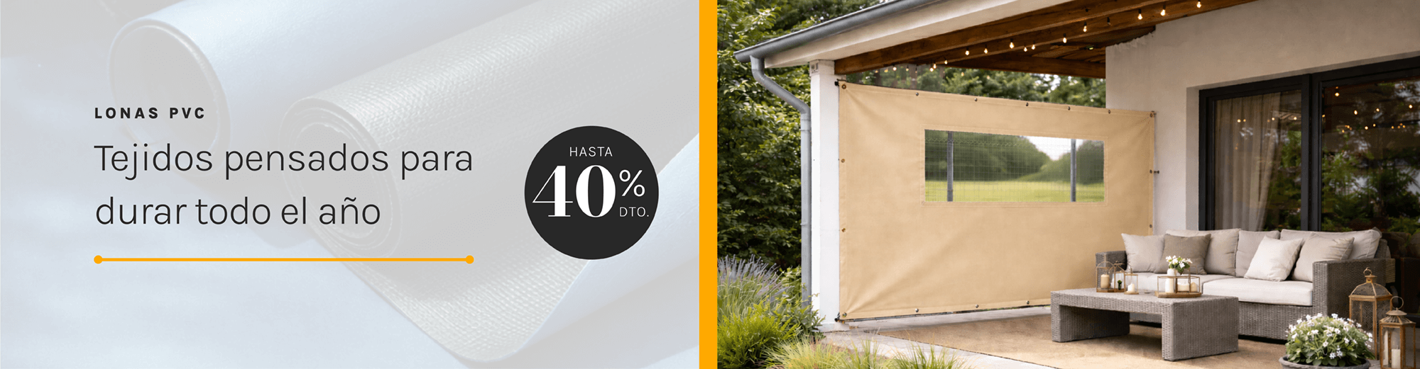 Lonas PVC impermeables