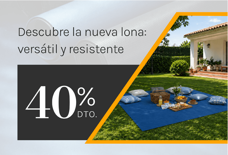 Lonas PVC hasta 40% de DTO.