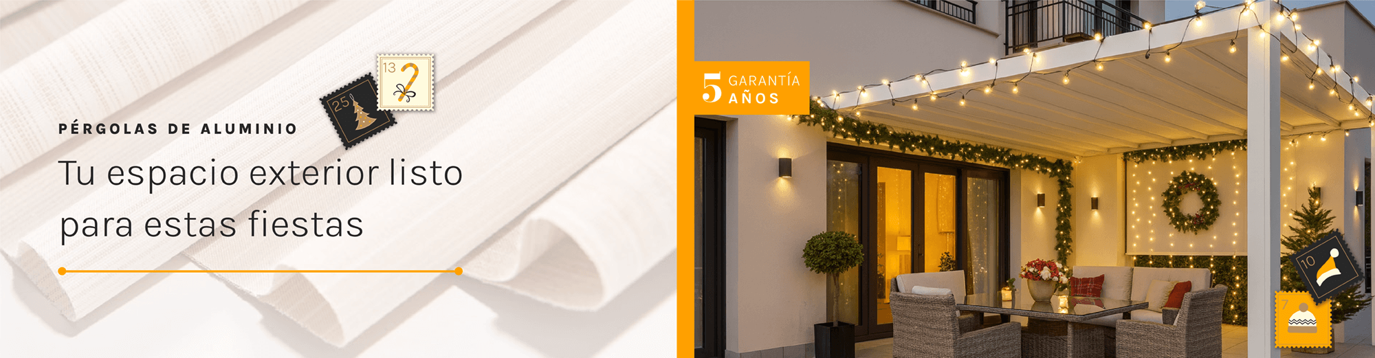 P&eacute;rgolas de aluminio