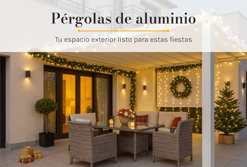 P&eacute;rgolas de aluminio