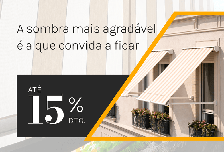Toldos a medida até 15% dto.