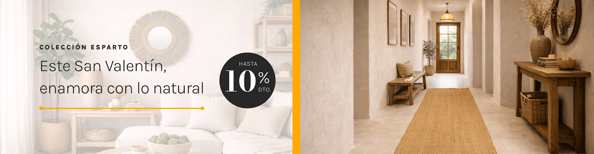 Regala esparto este San Valentín