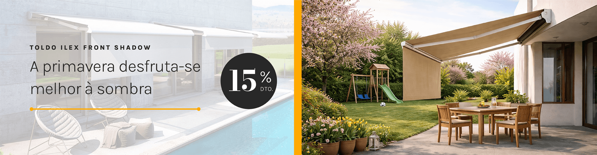 Toldo Ilex Front Shadow 15% dto.