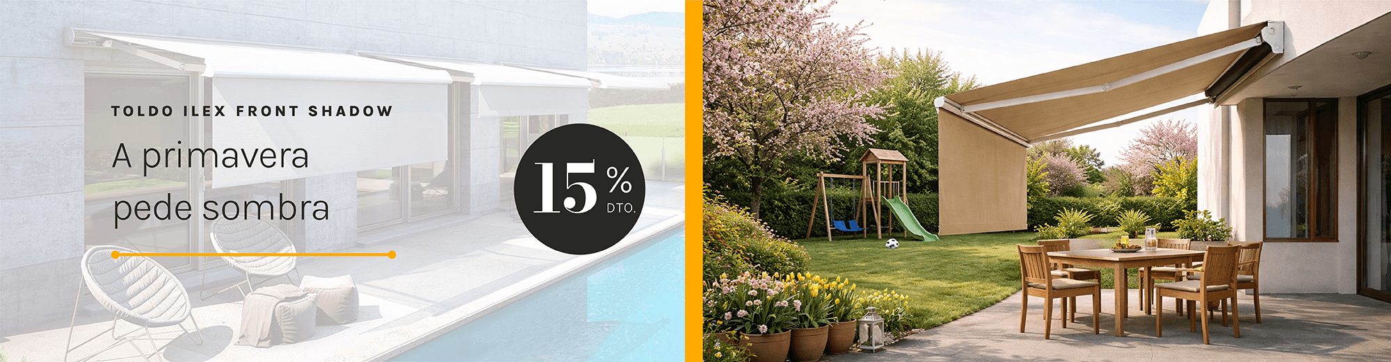 Toldo Ilex Front Shadow 15% dto.