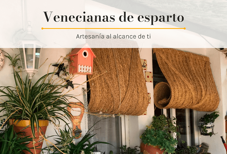 Venecianas de esparto