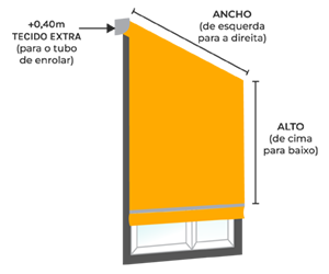 Cómo medir una lona para toldo vertical