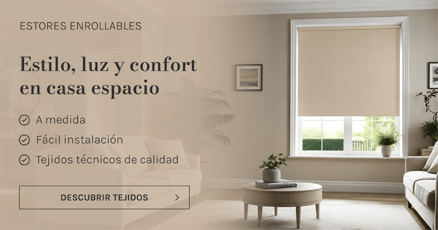 Estores enrollables a medida